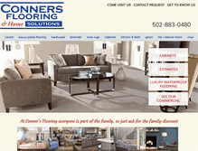Tablet Screenshot of connersflooring.com